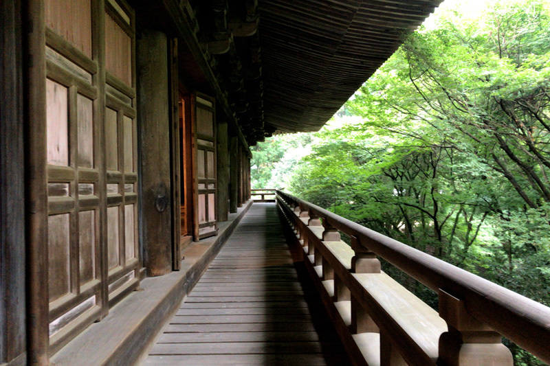 食堂二階裏手。