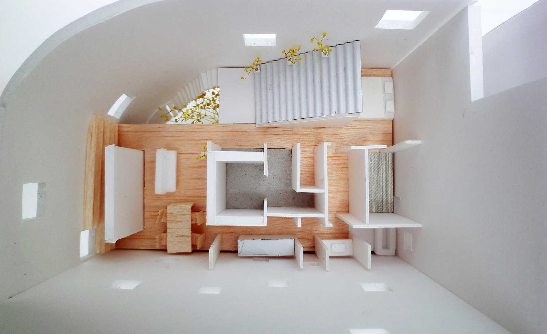 3階平面。親世帯の住居。