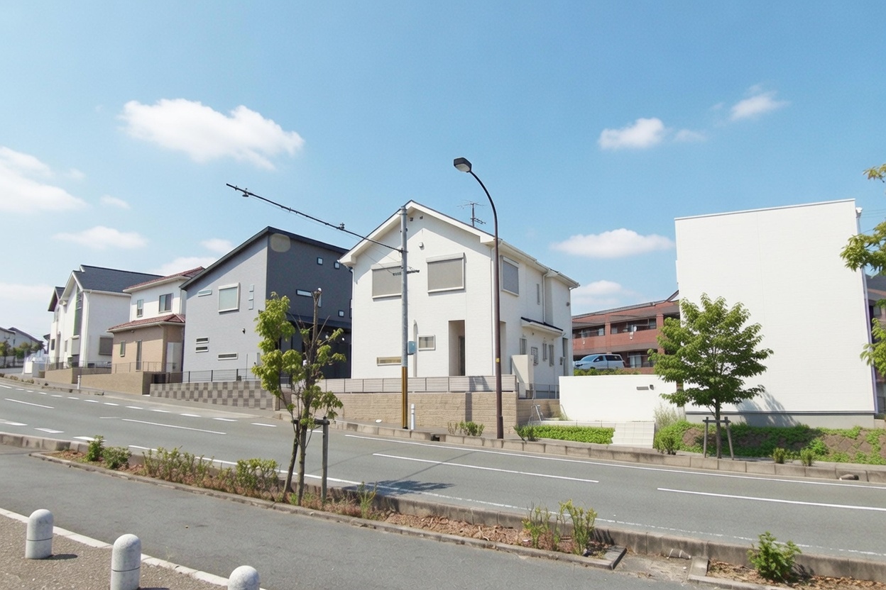 並びの売建住宅と同じ仕様で設計しても全く違う建築が完成。